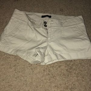 Khaki colored shorts